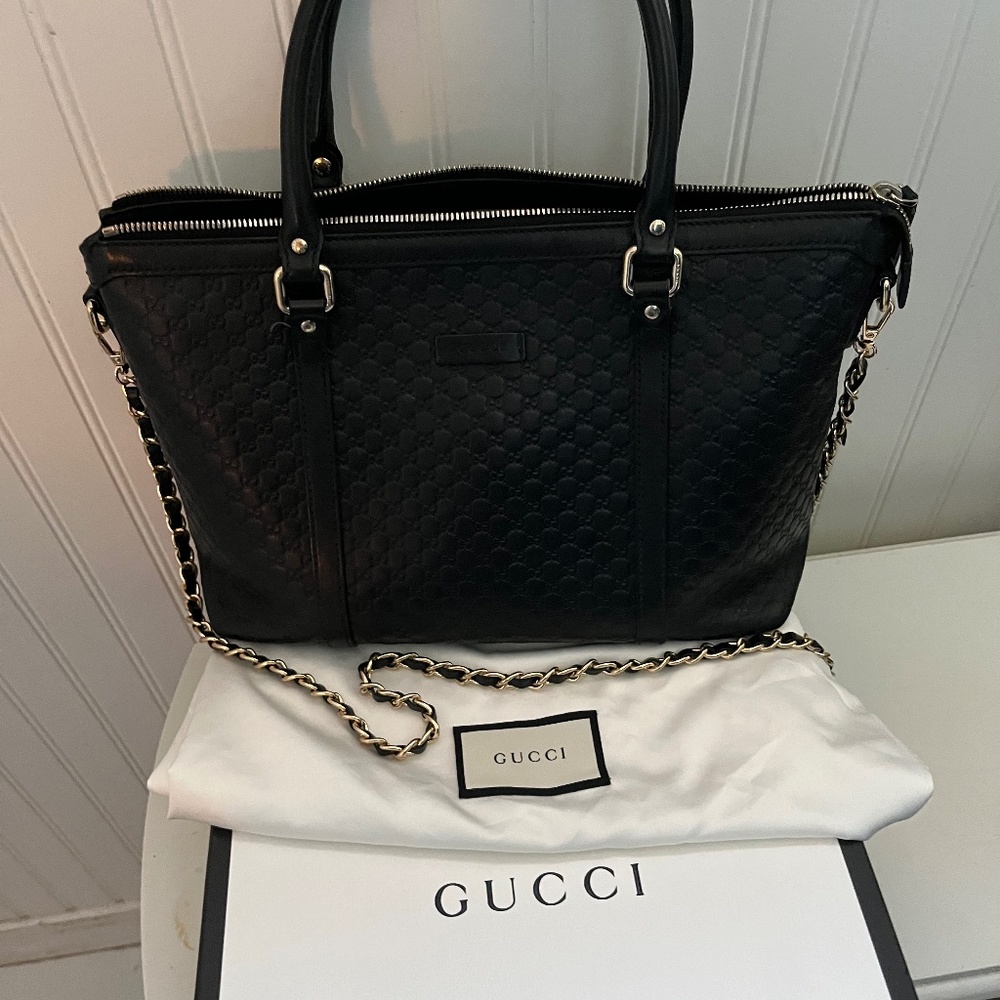Authentic Gucci Guccissima  bag